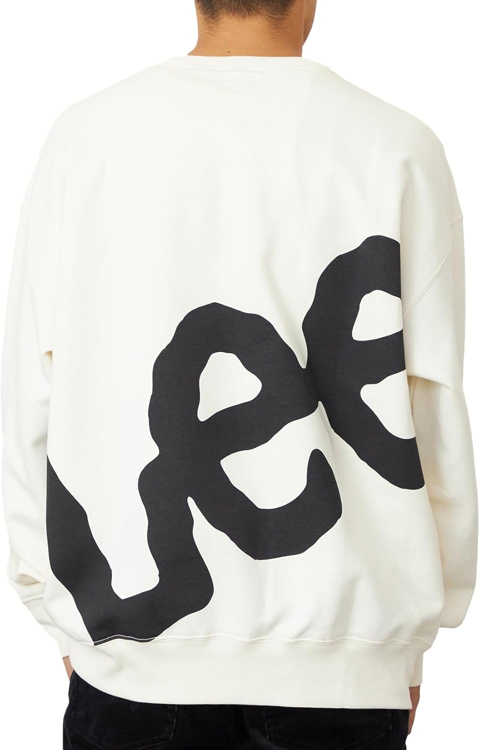 

Мужские толстовки Lee с большим логотипом, слоновая кость, Бежевый, Мужские толстовки Lee с большим логотипом, слоновая кость