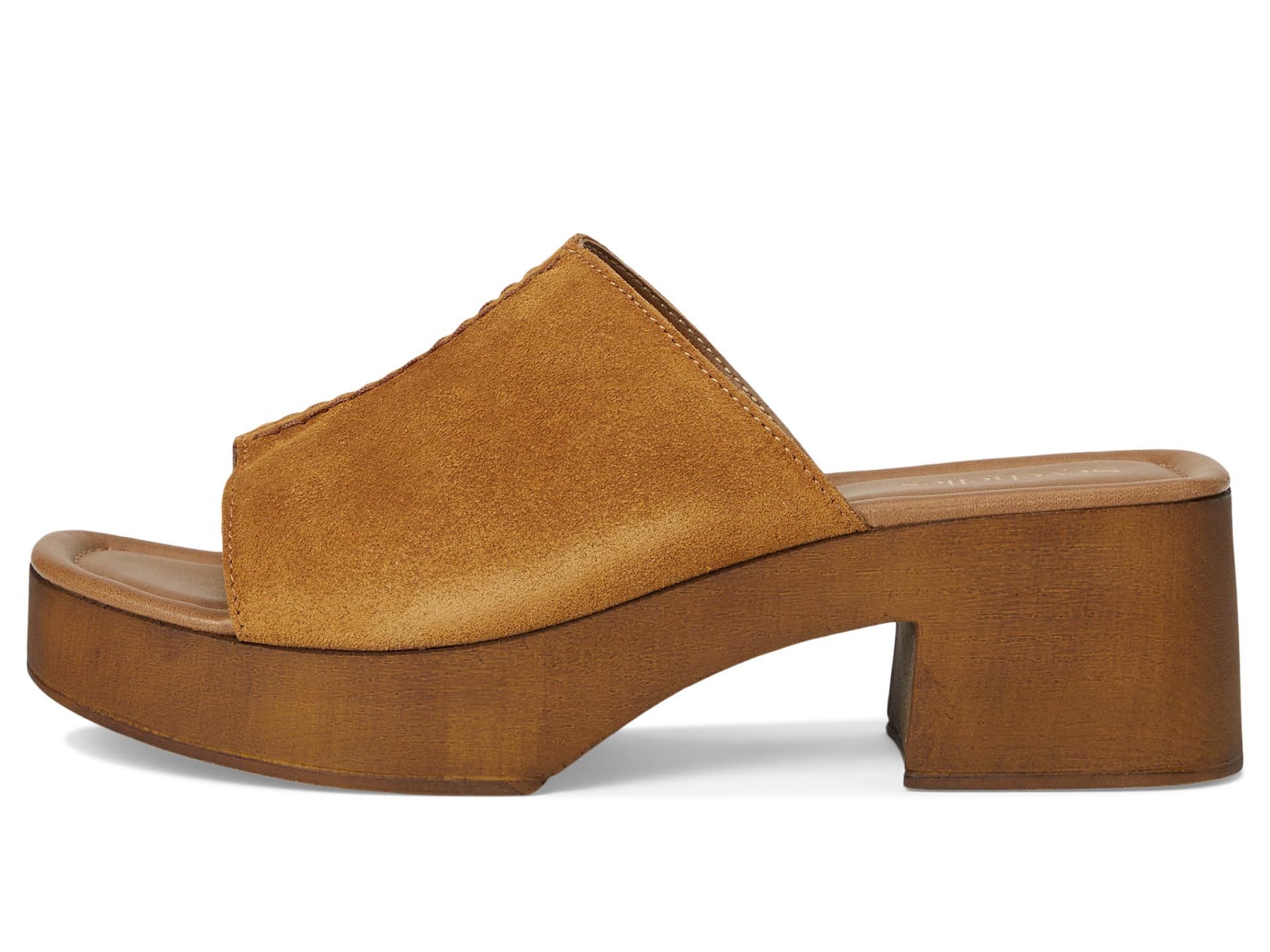 Сандалии Seychelles Made For Me Suede Sandals, желто-коричневый — фото 4