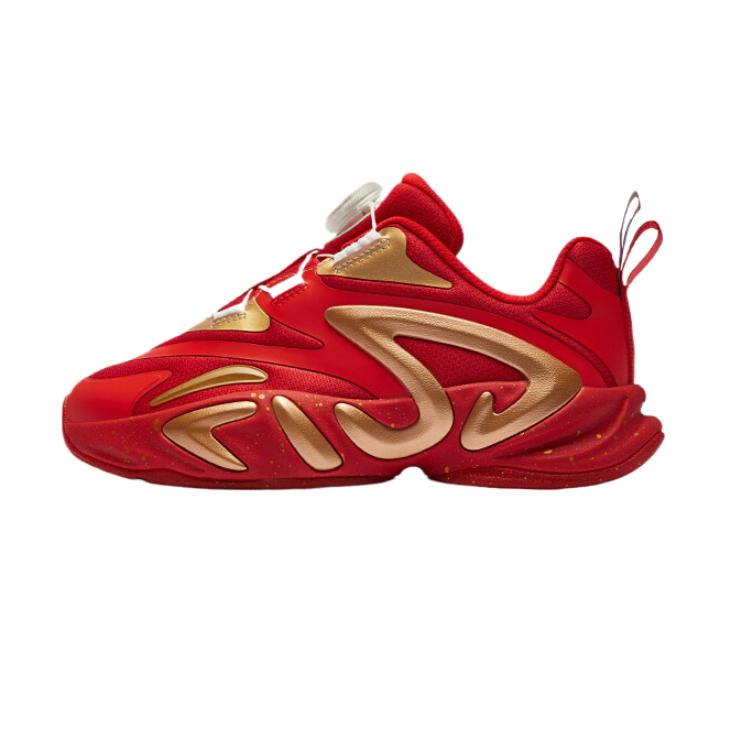 

FILA KIDS Противоскользящие и износостойкие дышащие детские кроссовки Molecular Red/Elegant Gold Kids