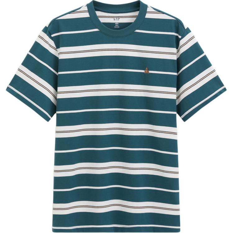 

Футболки унисекс с круглым вырезом, средней толщины GAP, lake зеленый