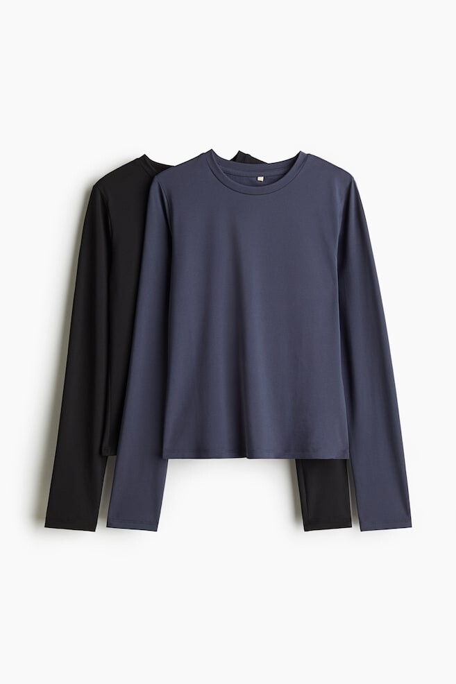 

Комплект из 2 спортивных рубашек из материала Drymove H&M, синий