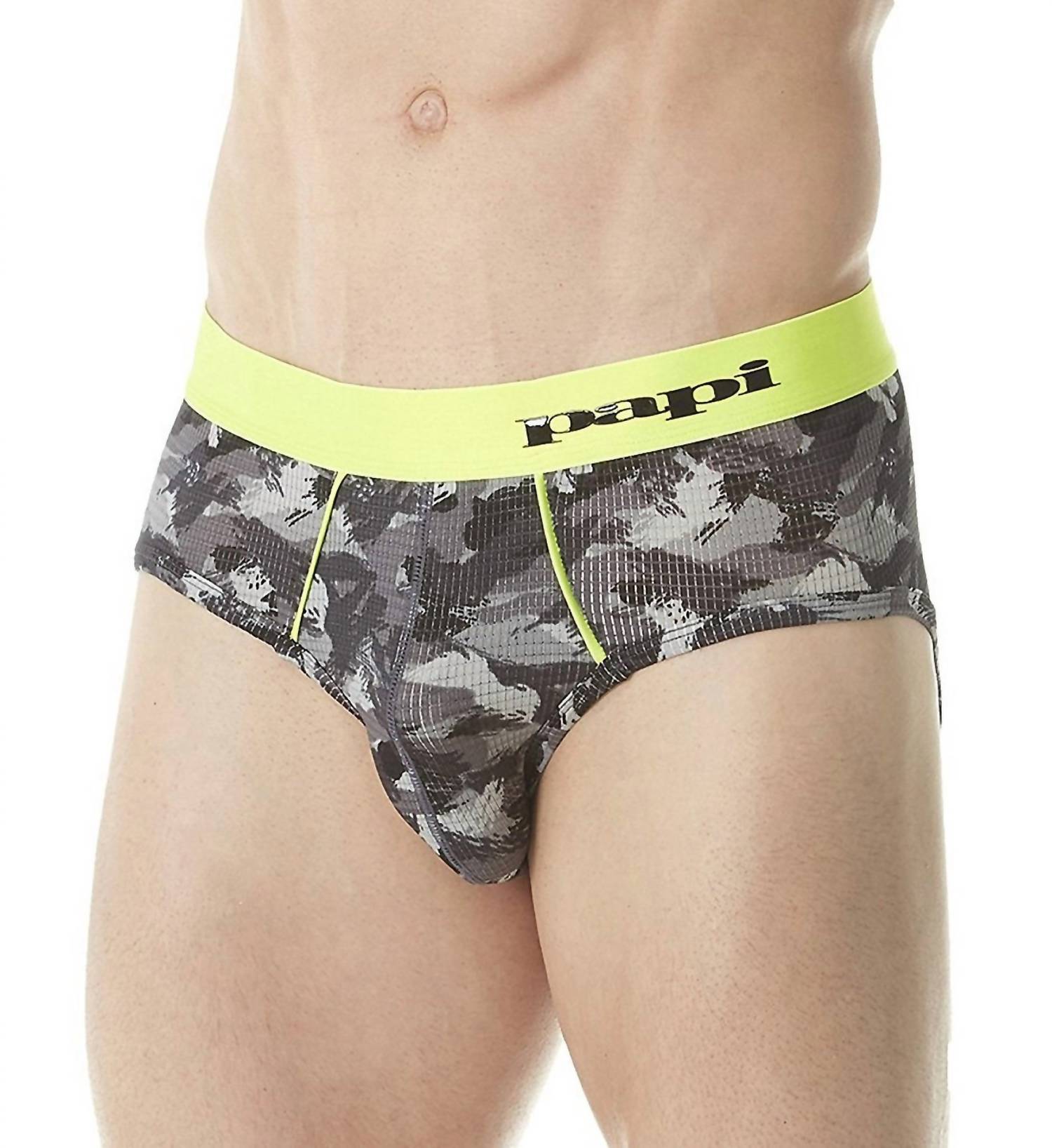 

Трусы Catalyst Camo в сером/кислотно-лаймовом цвете Papi, цвет gray/acid lime