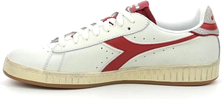 Кроссовки Diadora Snekers Lifestyle Sportswear Magic Basketball Low Icona Unisex, Red White — фото 4