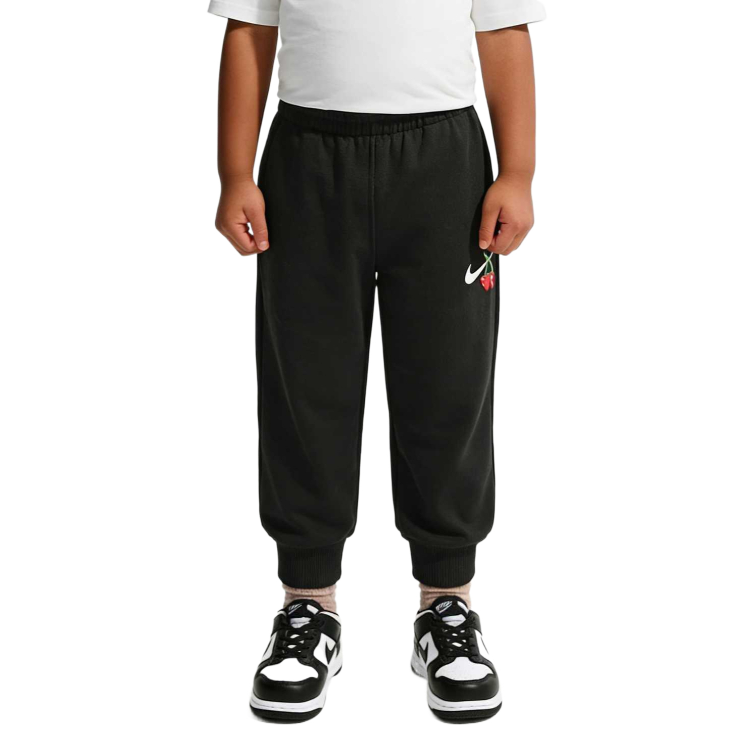 

Умеренные спортивные штаны Unisex Kids' Nike, черный/красный/белый/белый