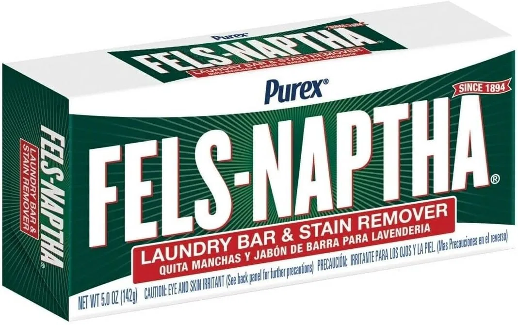 Твердое хозяйственное мыло Fels Naptha Heavy Duty, 2 штуки по 156 г Fels Naptha