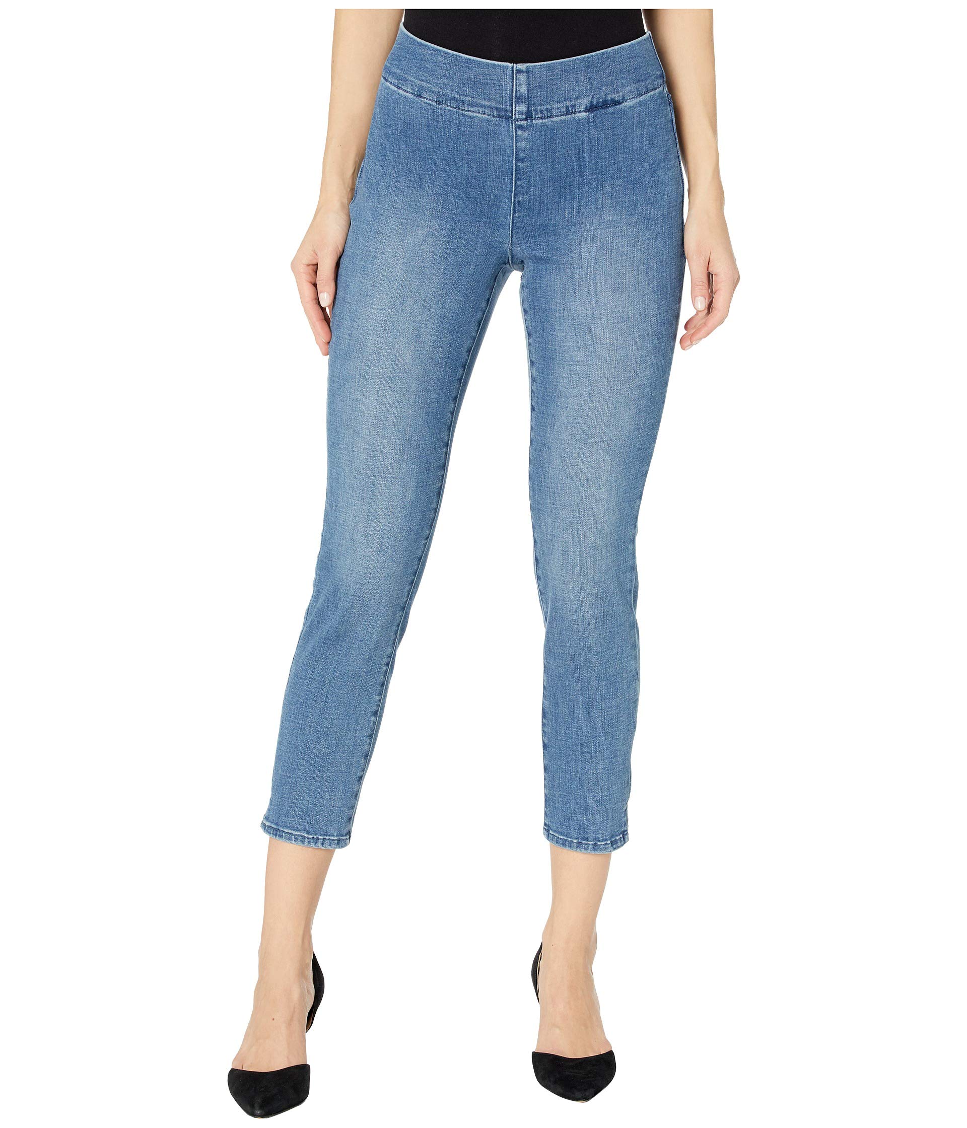 

Джинсы NYDJ Petite Pull-On Skinny Ankle Jeans In Clean Brickell, Clean Brickell