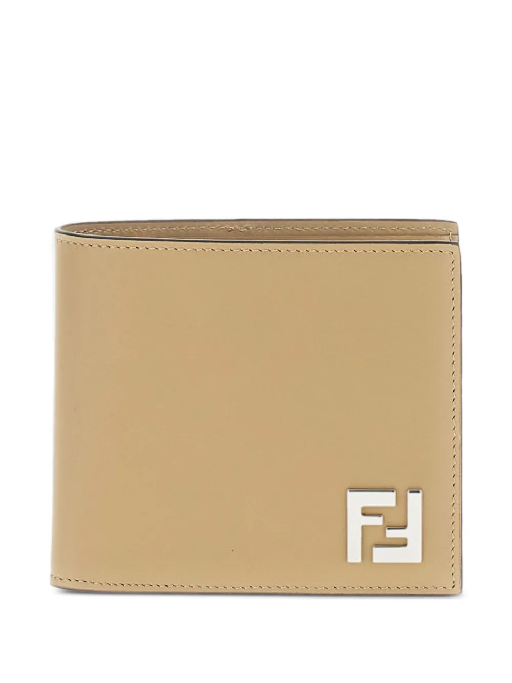 

Кожаный кошелек с логотипом FF FENDI, нейтральный