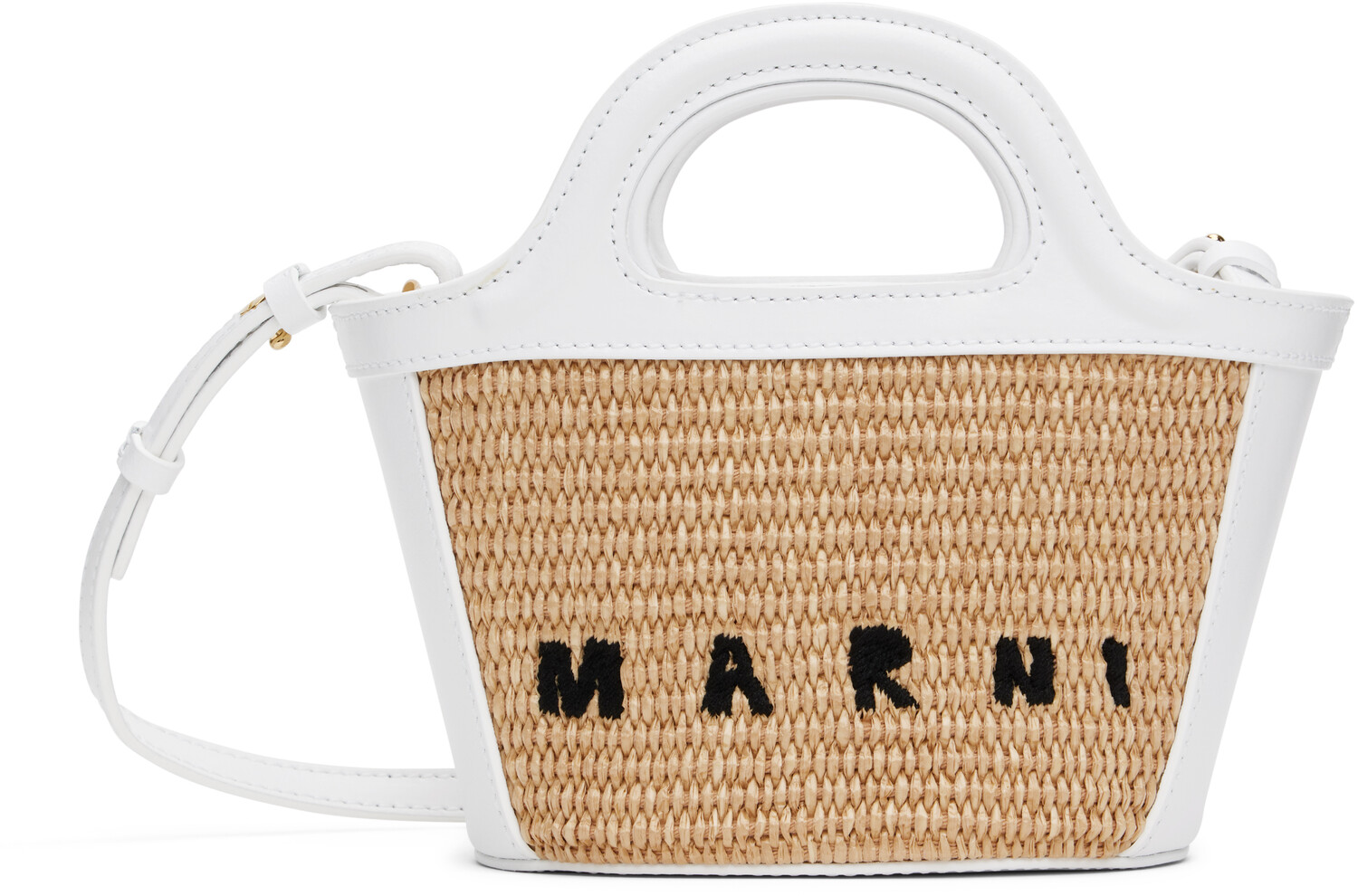 

Детская сумка Tropicalia белого и бежевого цвета Marni