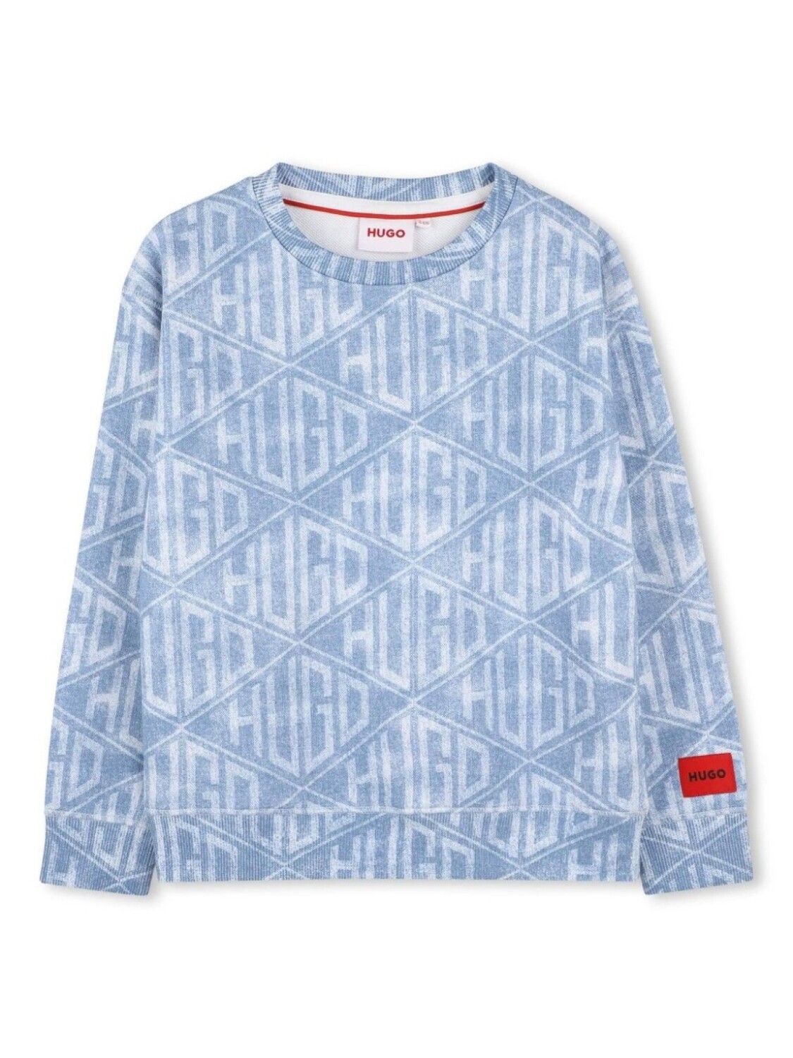 

HUGO KIDS толстовка с логотипом, синий