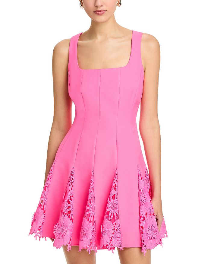 

Ариэль Кейди Мини-платье - Эксклюзив MILLY, розовый