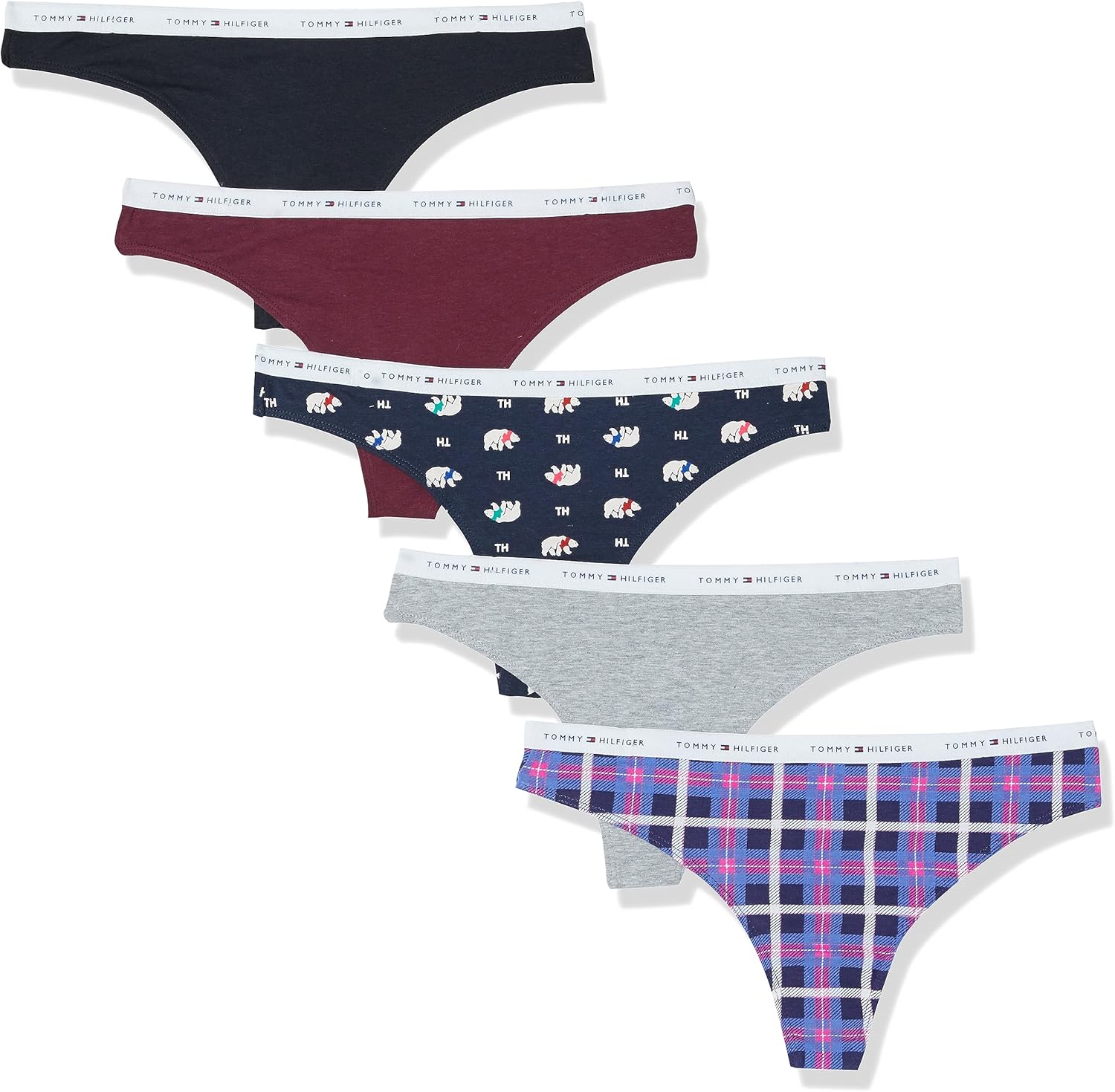 

Женские классические хлопковые стринги с логотипом Tommy Hilfiger, Polar Bear Nb