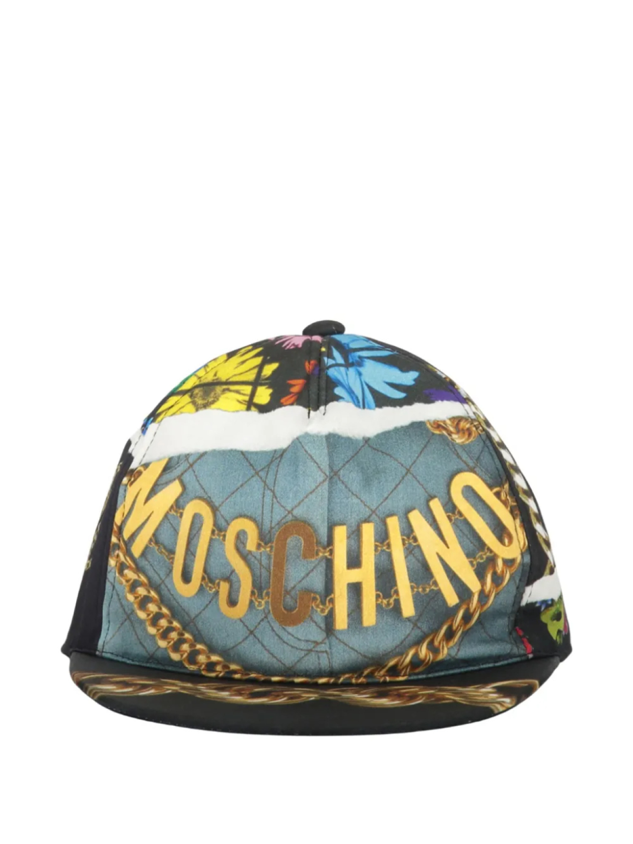 

Кепка Moschino с принтом цепи, синий