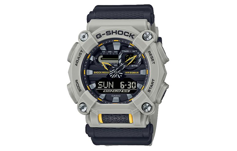 

CASIO Часы Unisex Black Watch GA900HC5A, Black Dial