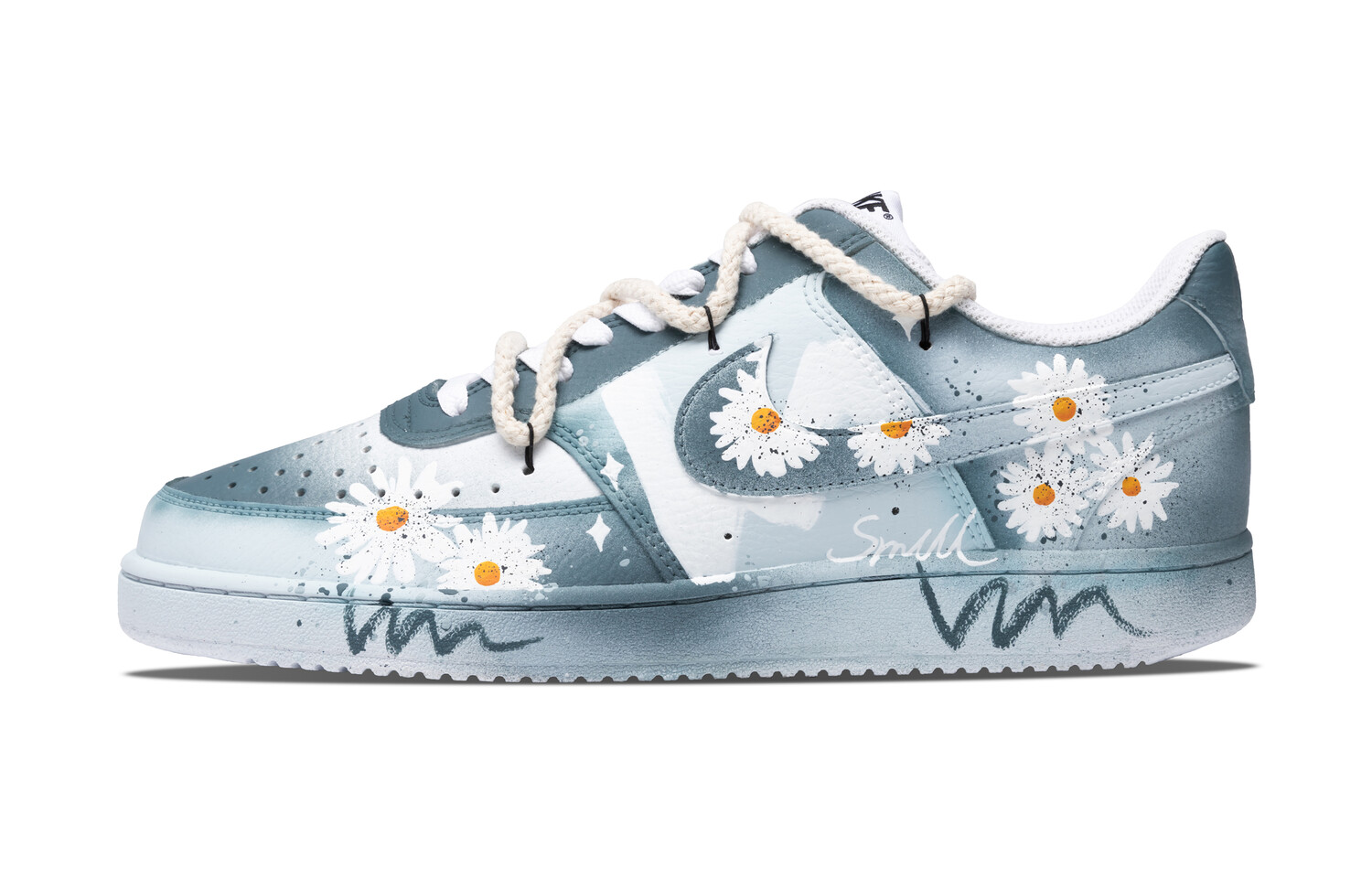 

Кроссовки Nike Court Vision 1 Skateboarding Shoes Men Low-top Silver, серебряный, Серый, Кроссовки Nike Court Vision 1 Skateboarding Shoes Men Low-top Silver, серебряный