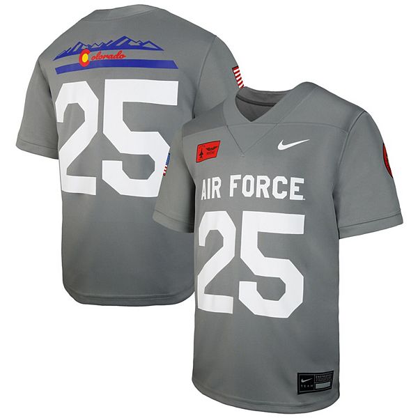 

Футболка Youth #25 gray Air Force Falcons APLS Fighting Falcon Collection Nike