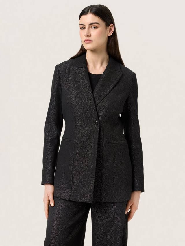 

Блестящий блейзер cahlina Soaked In Luxury, цвет Gun Metal