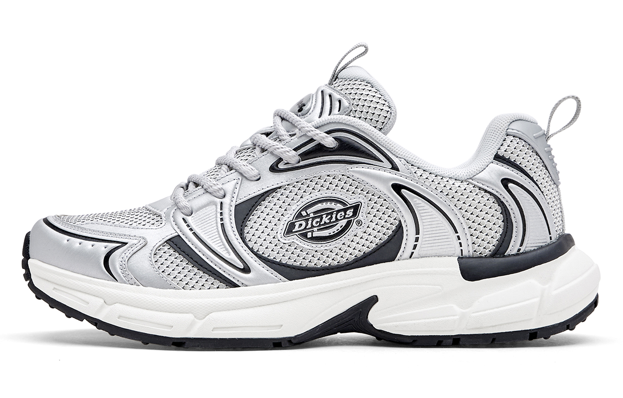 

Низкие массивные кроссовки мужские серебристые Dickies, Silver[Standard Sports Shoe Size]