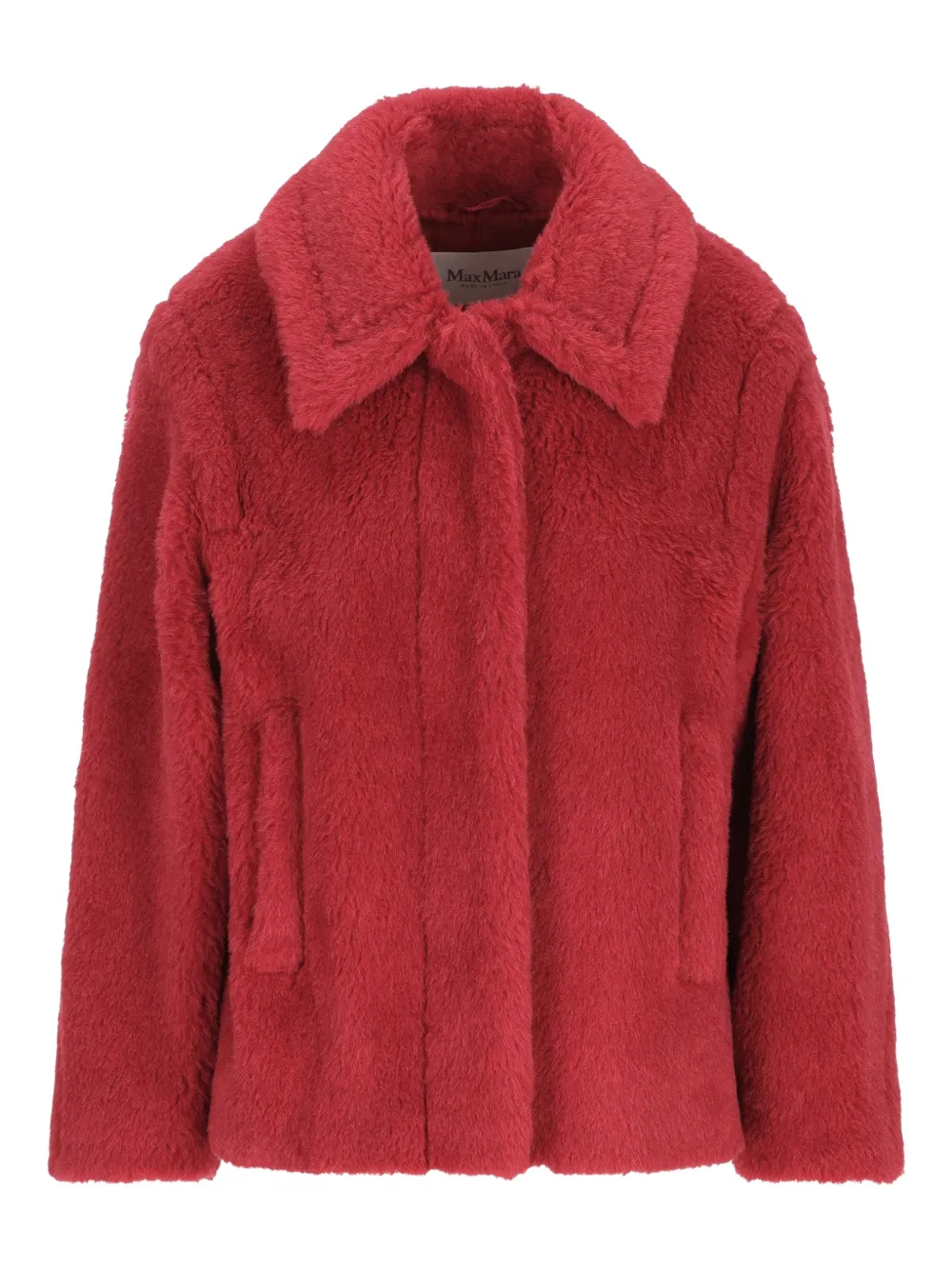 

Жакет без воротника Mxmtritone Max Mara, красный