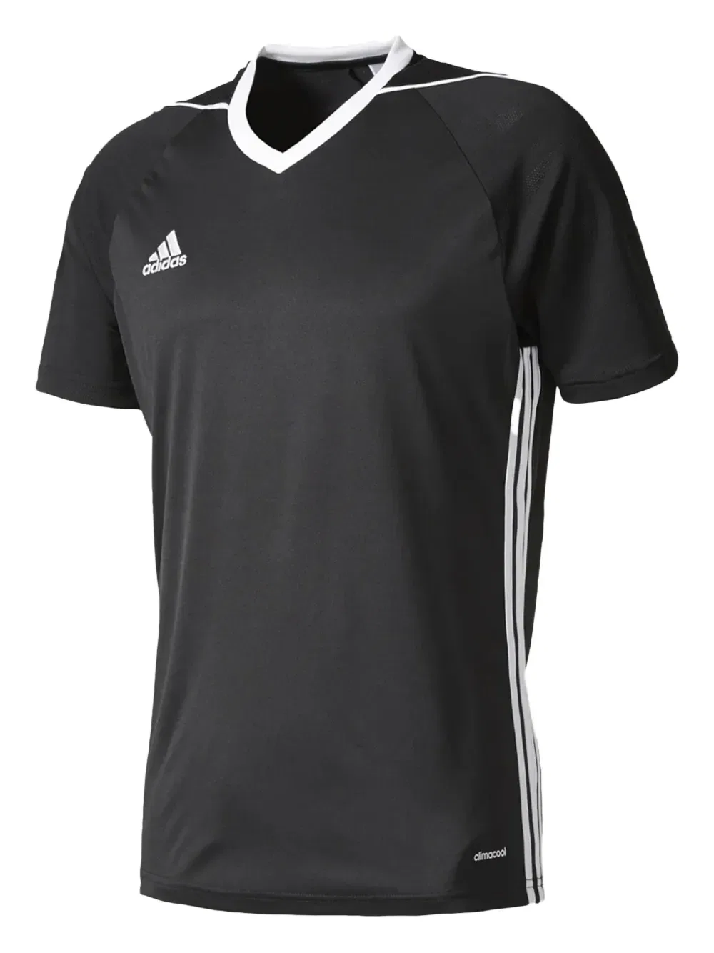 Полосатая футболка Tiro17 Adidas, черный