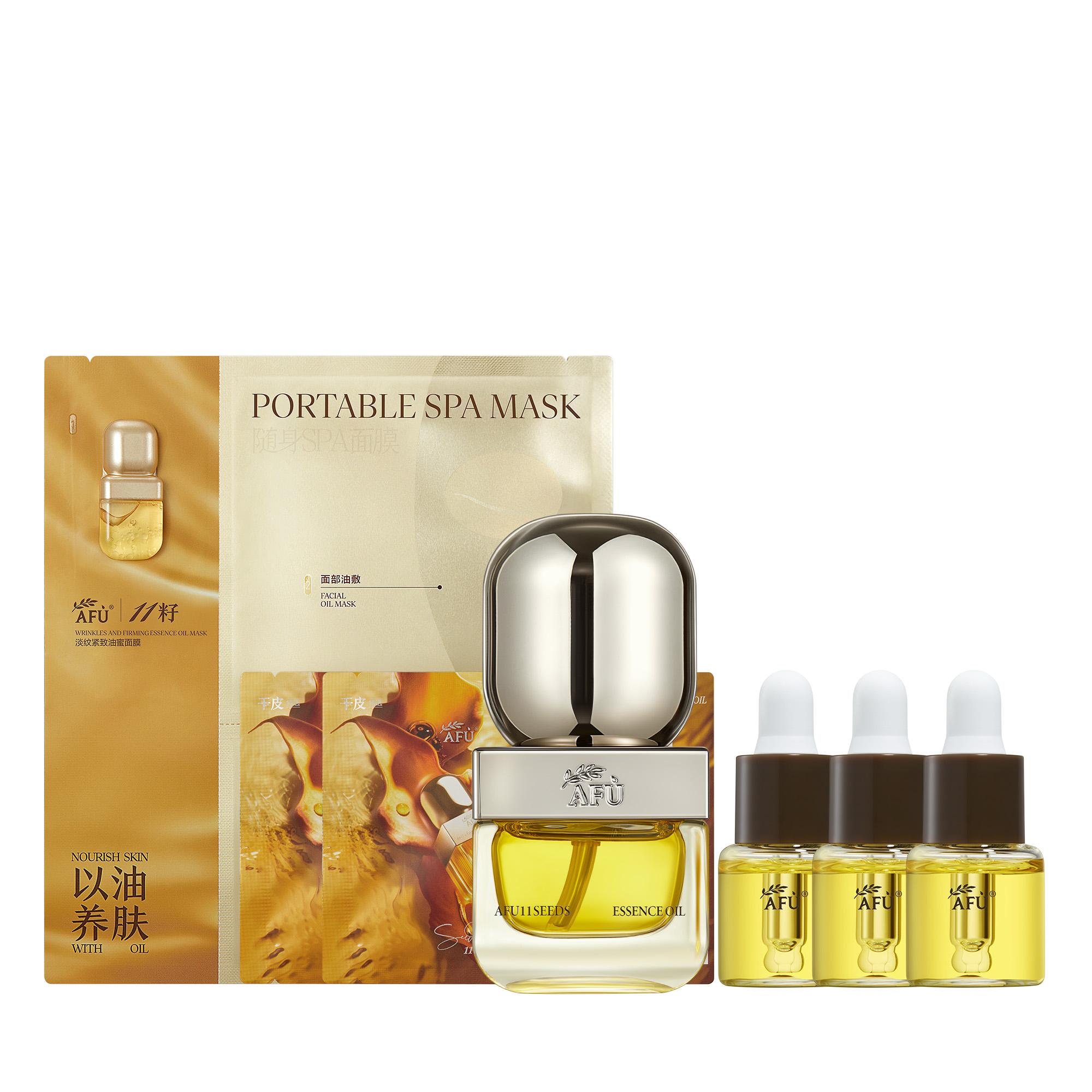 

Классическая версия 11 seed serums для жирной и сухой кожи, oil facial 3.0 набор средств для ухода за кожей лица 30мл + 30мл AFU, Serums Oils 15ml+6 Pcs Celebrity Trial Pack