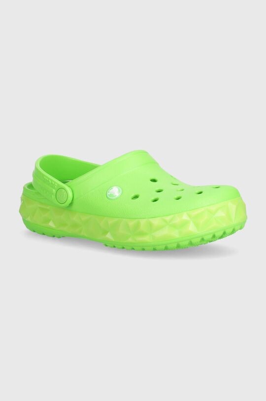 

Детские шлепанцы Geometric Glow Band Crocs, зеленый