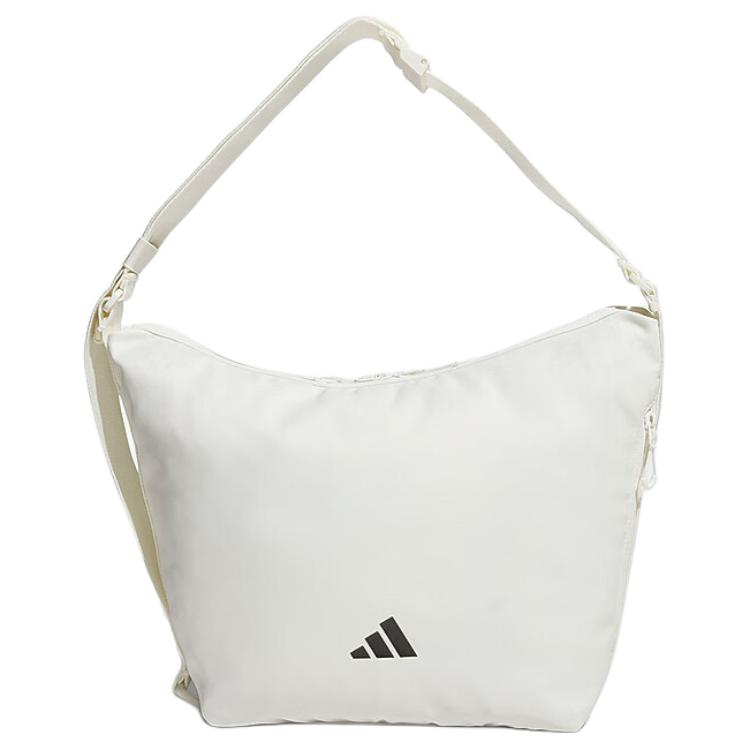 

Adidas Полиэстеровая сумка через плечо среднего размера унисекс белая, White