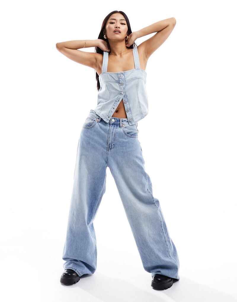 

Джинсовая майка Levi's Dreak с пуговицами