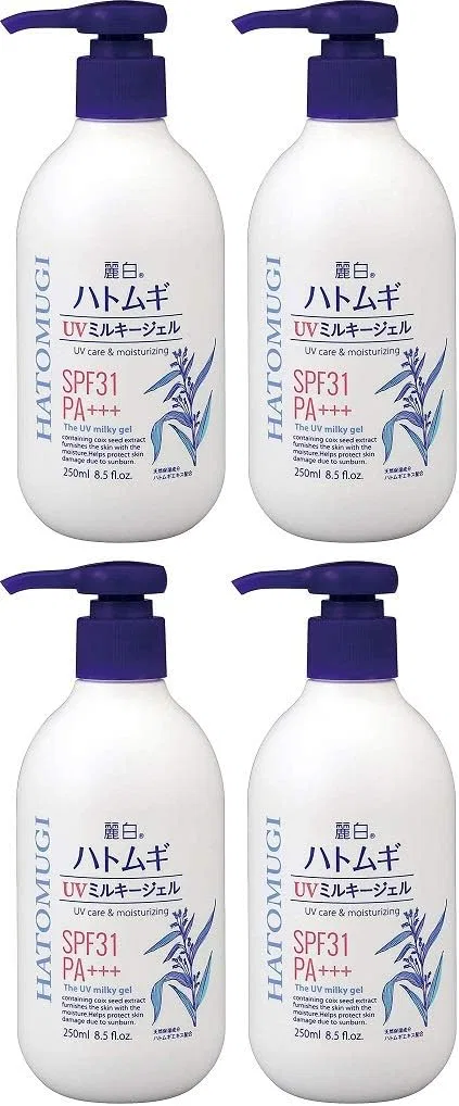 Солнцезащитный гель Reihaku Demon Barley UV Milky Gel SPF31 PA+++, 250 мл, 4 шт Li Bai