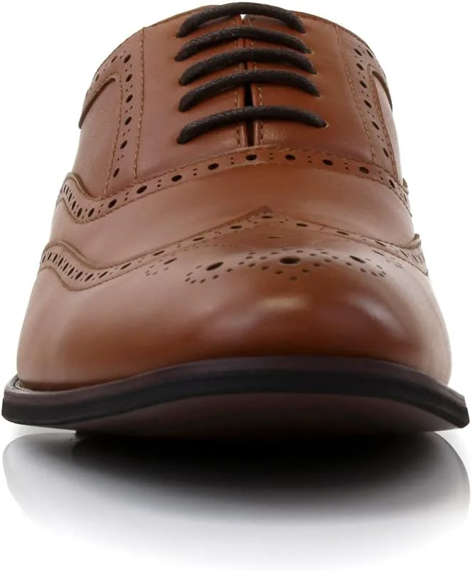 

Мужские оксфорды Ferro Aldo с крыльями | Классические броги и двухцветные модели Spectator | Формальная обувь для свадьбы, бизнеса и вечеринок, коричневый