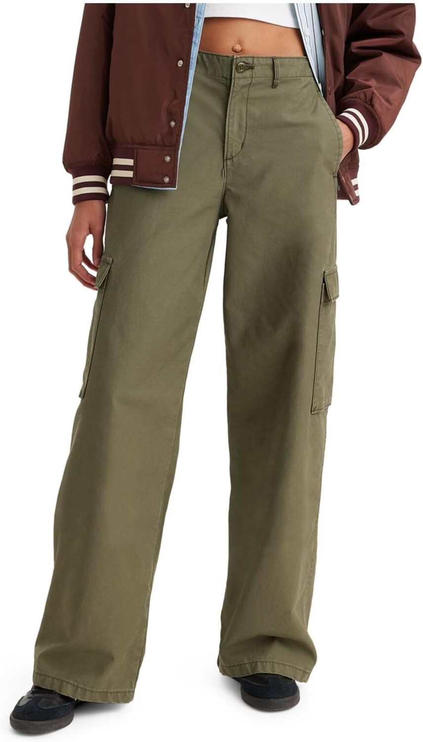 

Брюки Baggy Cargo Levi's, цвет Olive Night