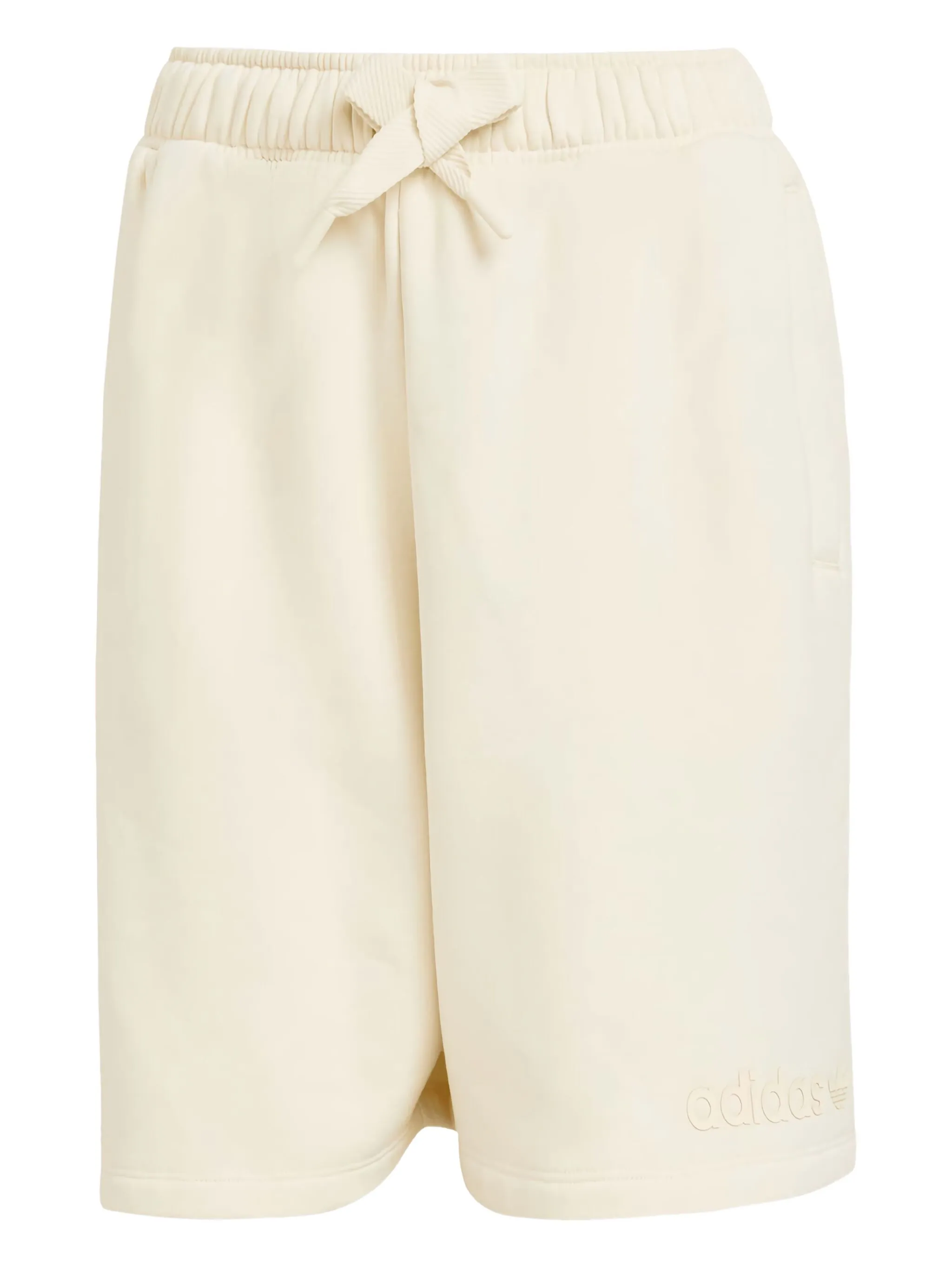 

Шорты с эластичным поясом и логотипом Adidas, белый