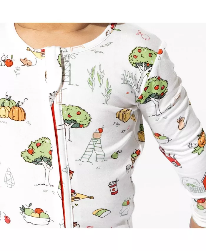 Унисекс комбинезон Baby Fall Vibes Convertible Footie Bellabu Bear, мультиколор — фото 3