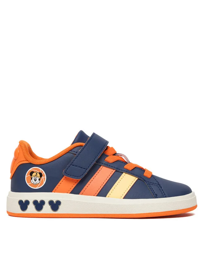 Adidas Кроссовки Grand Court Mickey El K JS2345 темно-синие