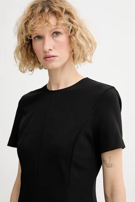 Платье классическое Mała czarna Calvin Klein, черный — фото 4