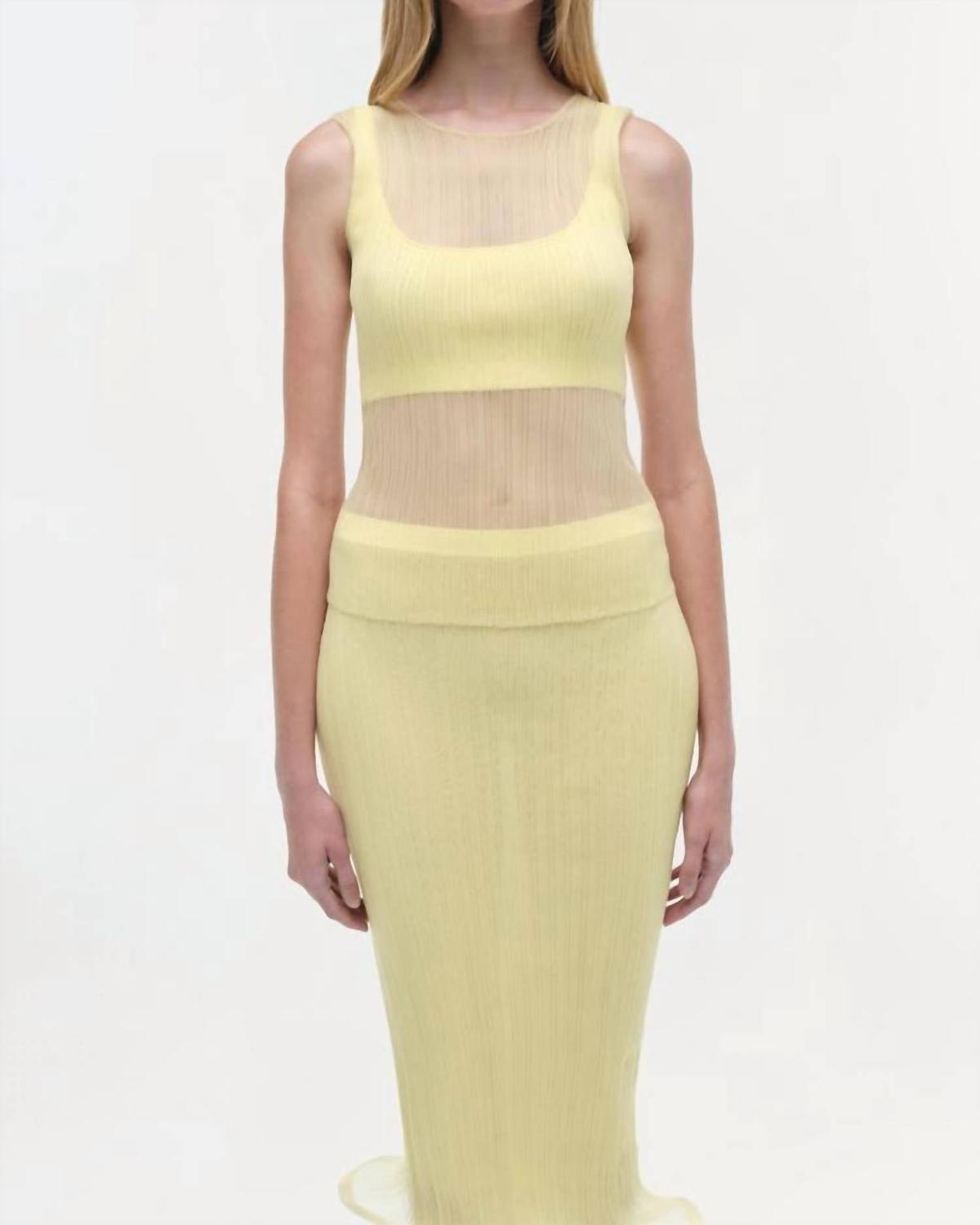 

Футболка-майка Oakley в цвете сливочного крема SIMKHAI, кремовый