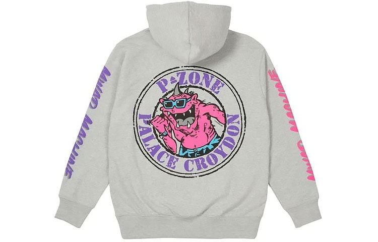 

M Zone Mutant Fish Hood PALACE, серый