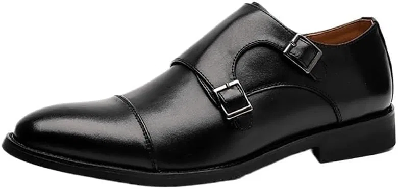 Лоферы мужские, кожаные, Toe Double, Black UOPYNE