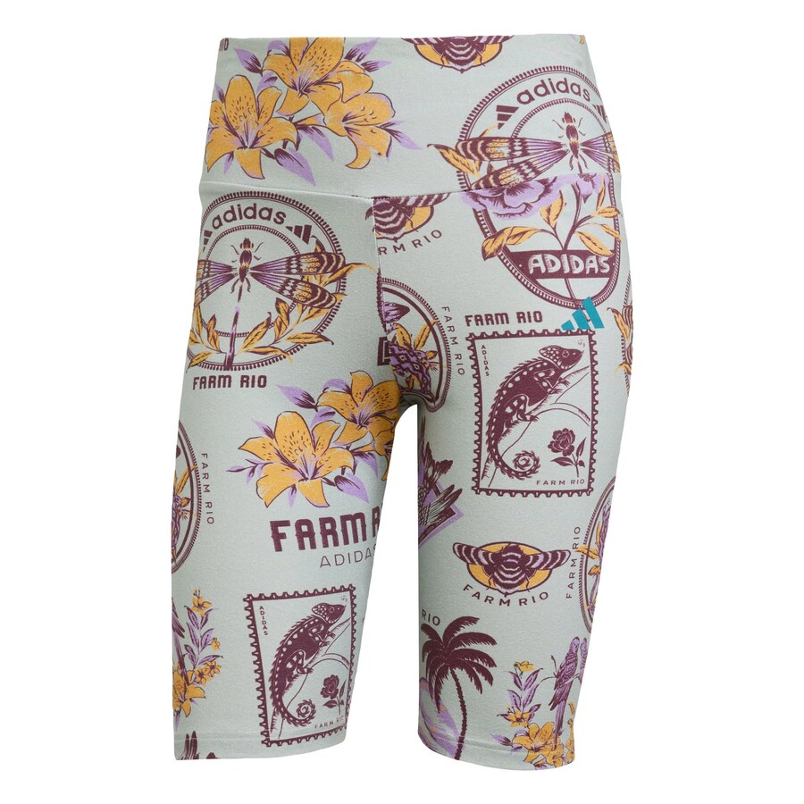 

Узкие спортивные брюки ADIDAS SPORTSWEAR Adidas x Farm, светло-серый