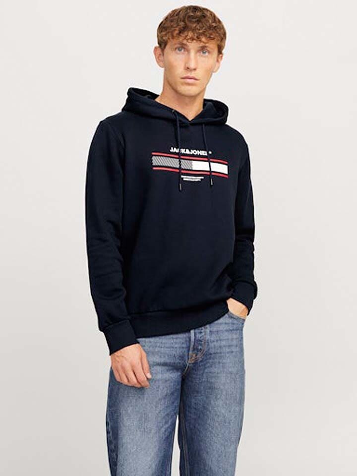 

Толстовка Jack & Jones Hoodie, темно-синий