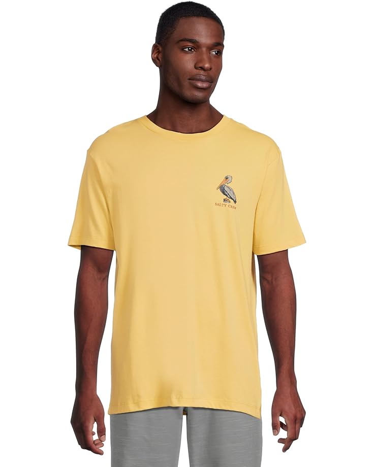 

Футболка Salty Crew Perched Shortsleeve Tee, цвет Mineral Yellow