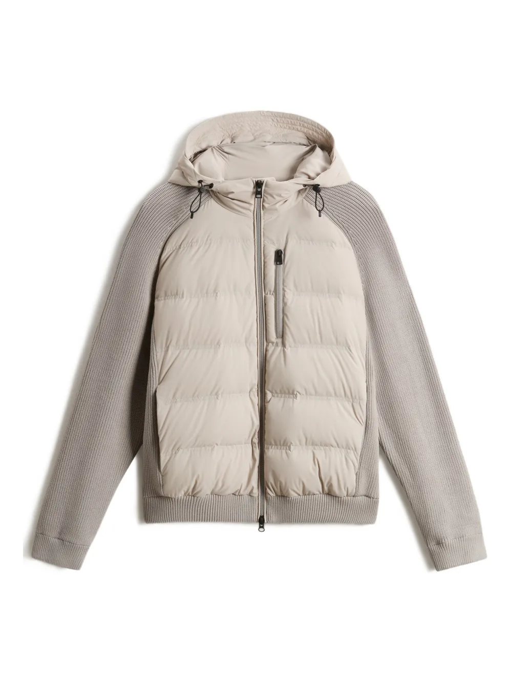 

Стеганое пальто WOOLRICH, серый