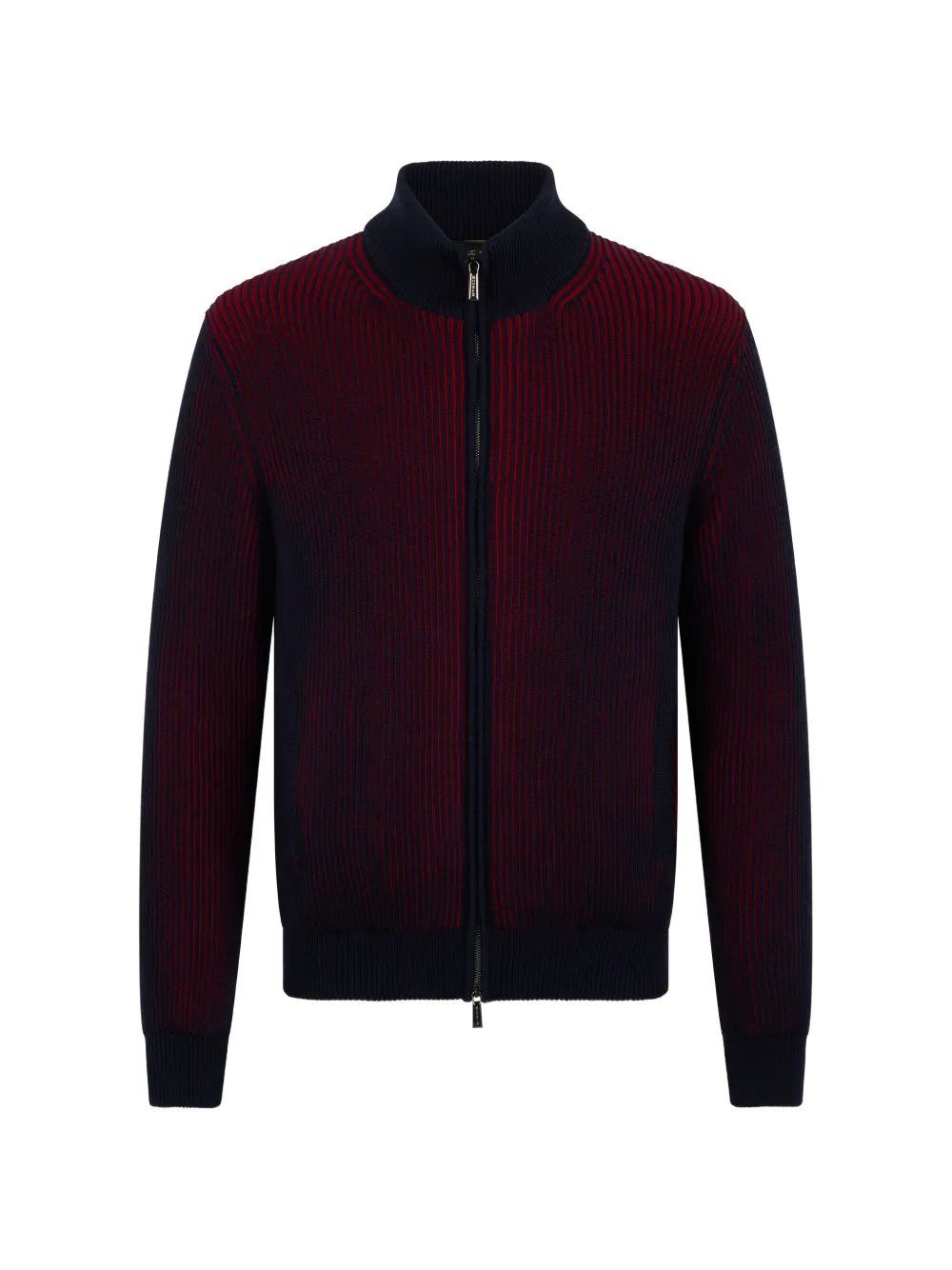 

Кардиган в рубчик на молнии Moorer, синий