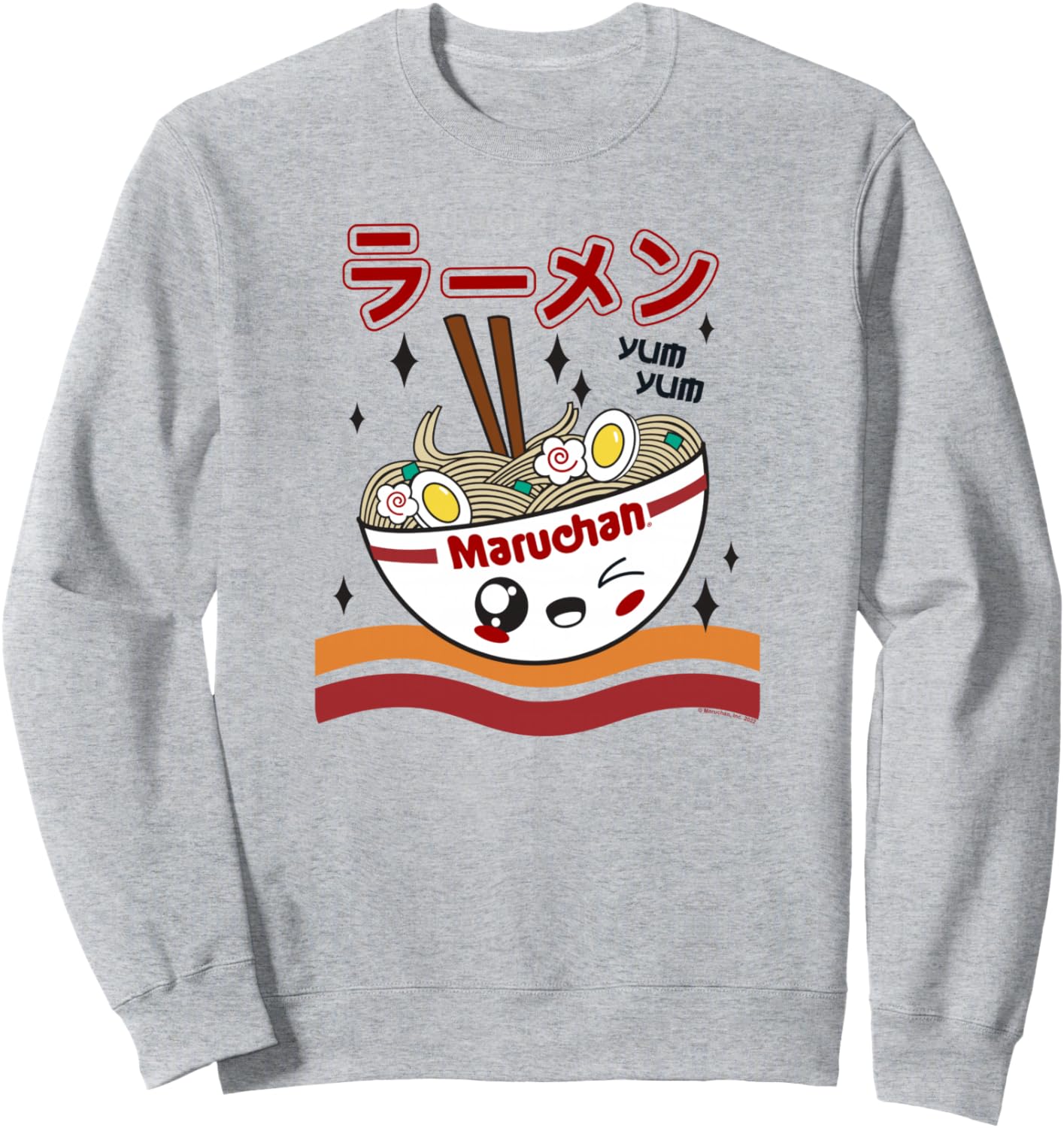 

Толстовка с постером Maruchan Yum Yum Winking Noodle Bowl, серая Maru-Chan, Серый, Толстовка с постером Maruchan Yum Yum Winking Noodle Bowl, серая Maru-Chan