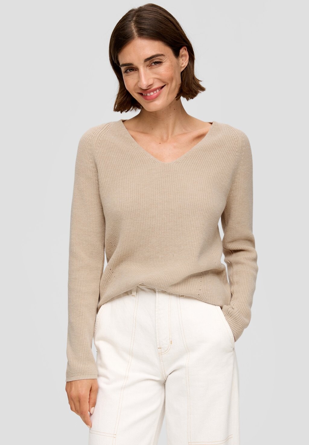 

Джемпер RAGLAN ÄRMELN s.Oliver, цвет Mottled Beige