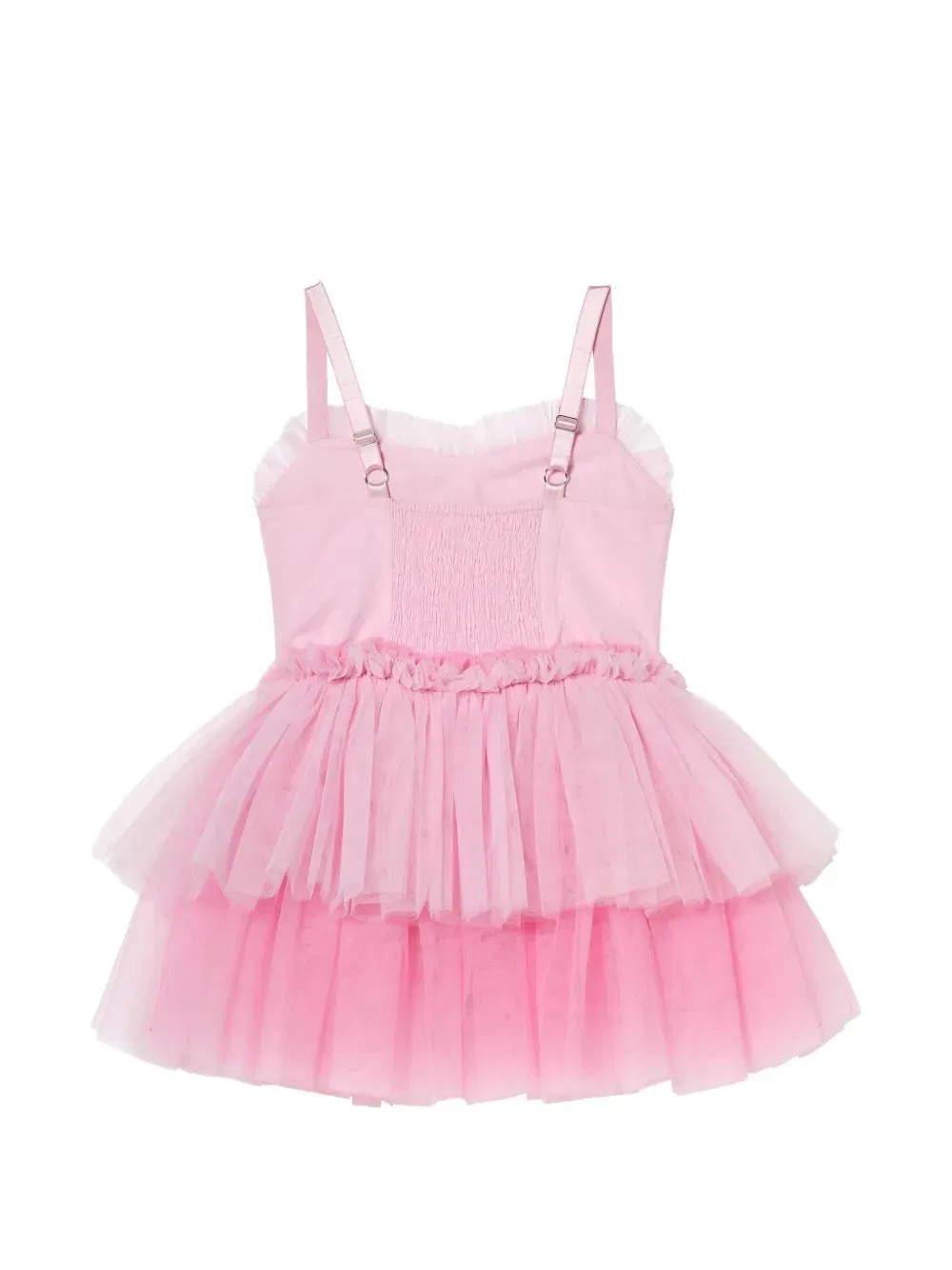 Платье из тюля кораллово-розового цвета Tutu Du Monde — фото 2