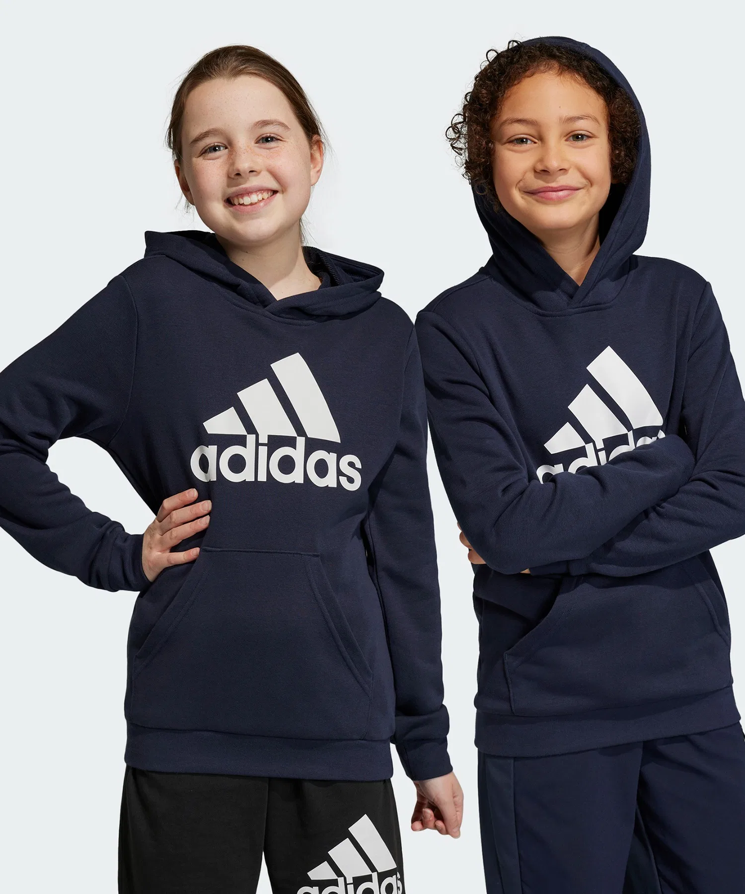 Толстовка с крупным логотипом из хлопка / adidas