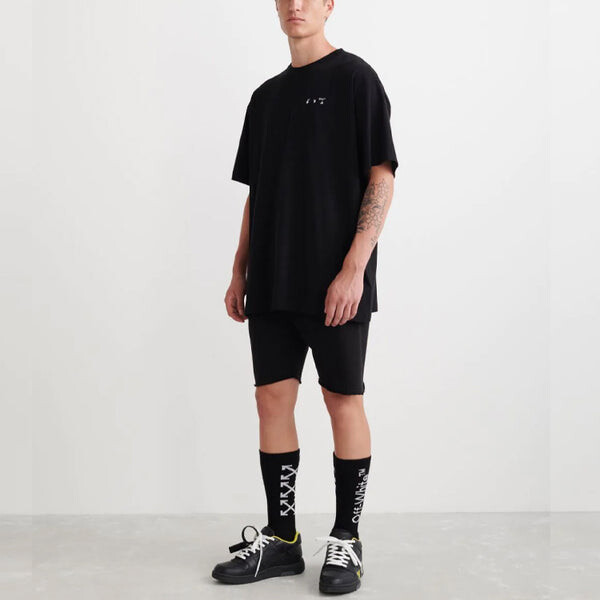 Футболка men's ss22 back caravaggio short sleeve loose fit black t-shirt Off-White, черный — фото 4