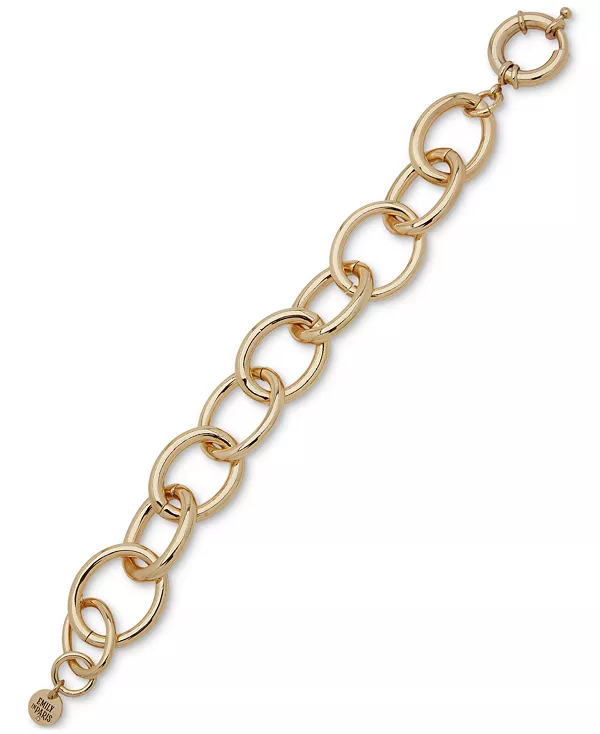 

Браслет-Цепочка золотого тона с гибким звеном Emily In Paris, gold