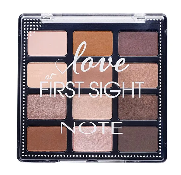 

Палитра оттенков Love At First Sight Eyeshadow Palette 201 Note Cosmetique, 201