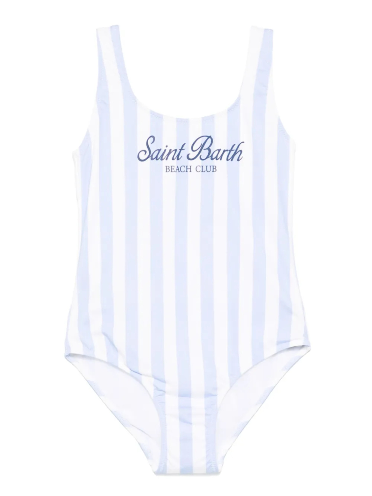 

Полосатый купальник MC2 Saint Barth Kids, синий